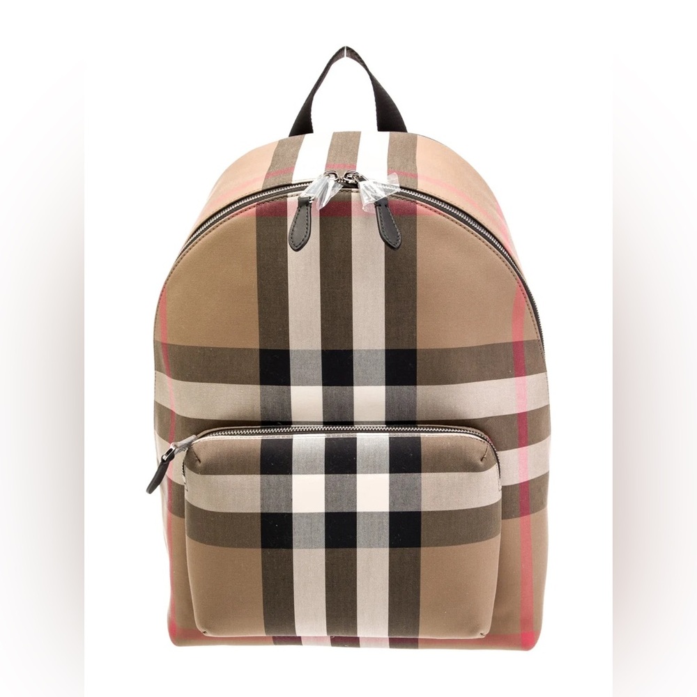 Burberry check backpack